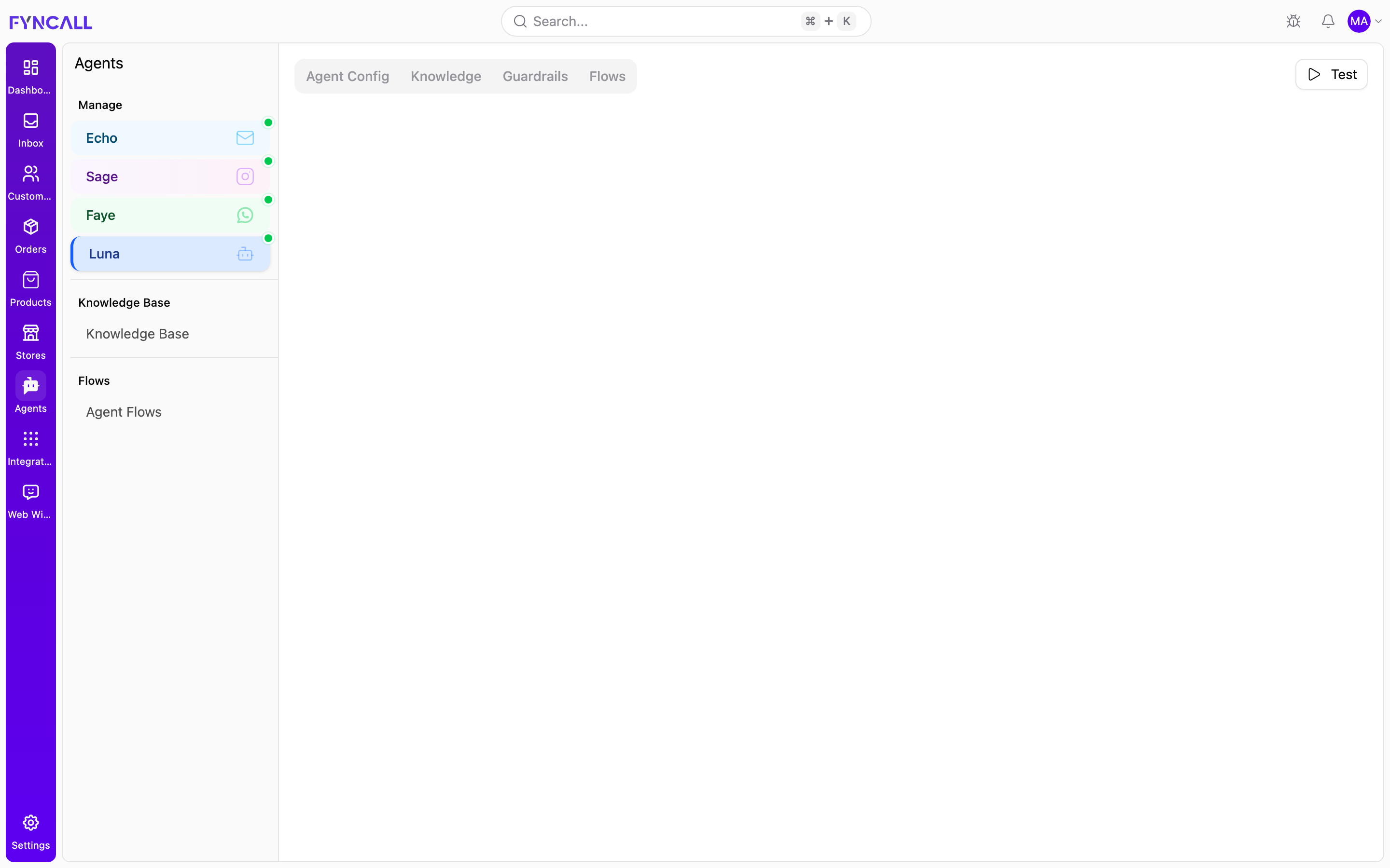 Knowledge Base page